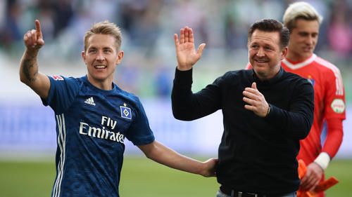 Christian Titz (r.) lässt beim HSV endlich wieder eine Handschrift erkennen