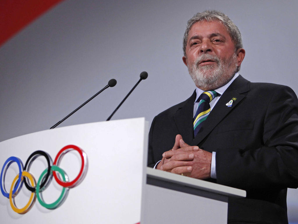 Lula Da Silva durante un acto preolímpico (Foto: Getty)