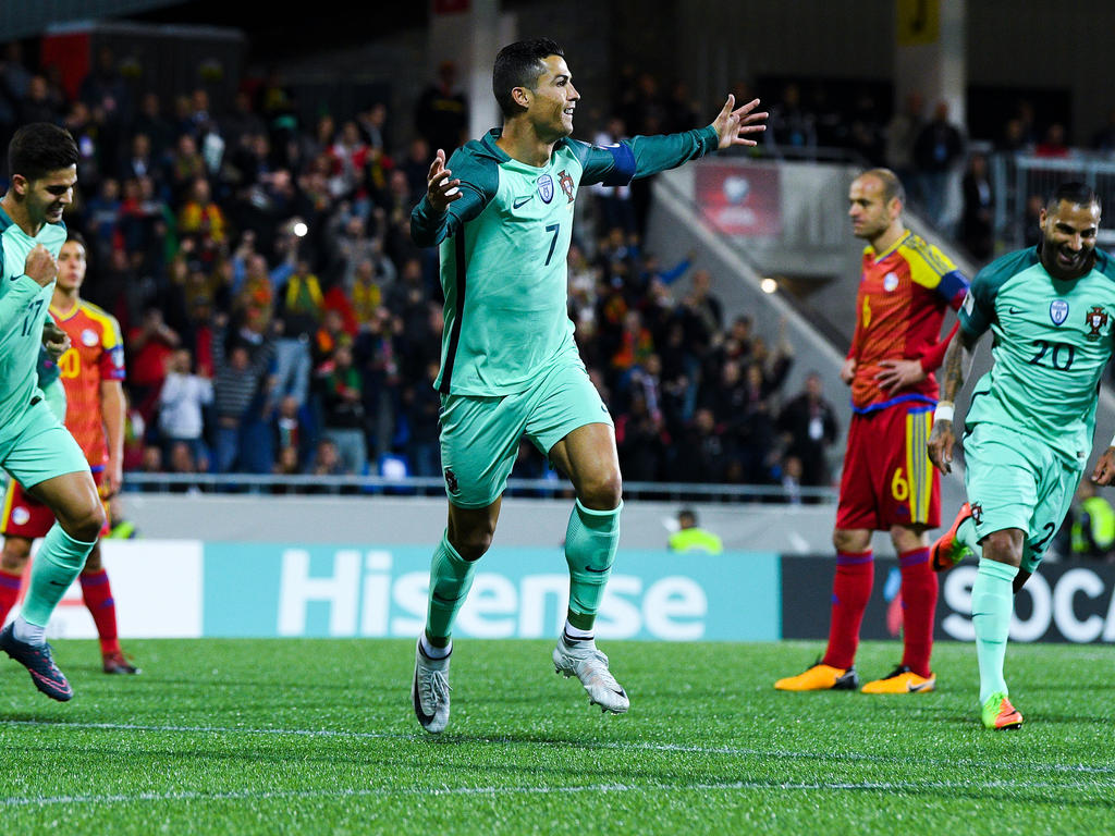 Cristiano Ronaldo kletterte in der ewigen Länderspiel-Torschützenliste auf Platz vier