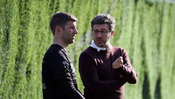 Claus Vogt (r.) und Hitzlsperger haben sich ausgesprochen