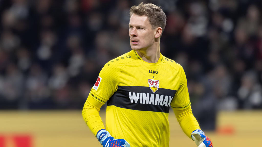 Alexander Nübel steht noch bis Sommer im Tor des VfB Stuttgart Alexander Nübel steht noch bis Sommer im Tor des VfB Stuttgart