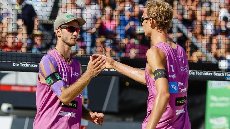 Clemens Wickler (l.) und Julius Thole wurden im Finale knapp geschlagen Clemens Wickler (l.) und Julius Thole wurden im Finale knapp geschlagen