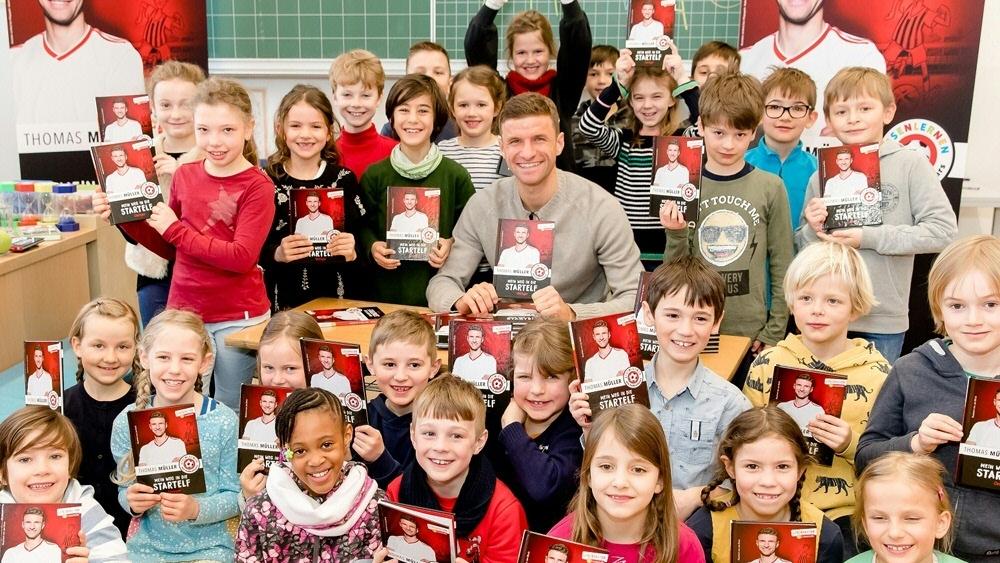 Thomas Müller unterstützt die Thomas Müller unterstützt die