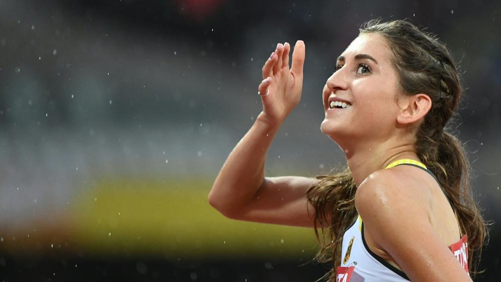 Gesa Felicitas Krause lief über 2000 m Hindernis einen neuen Weltrekord Gesa Felicitas Krause lief über 2000 m Hindernis einen neuen Weltrekord