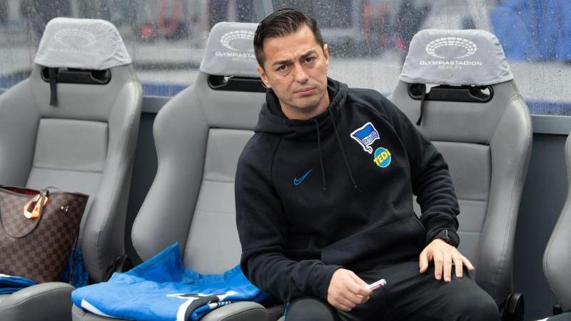 Covic wurde im Sommer von Herthas Reserve zum Trainer der Profis befördert Covic wurde im Sommer von Herthas Reserve zum Trainer der Profis befördert