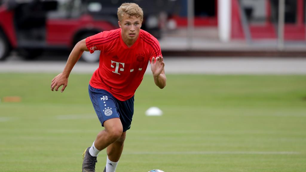 Fiete Arp ist zurück im Mannschaftstraining des FC Bayern