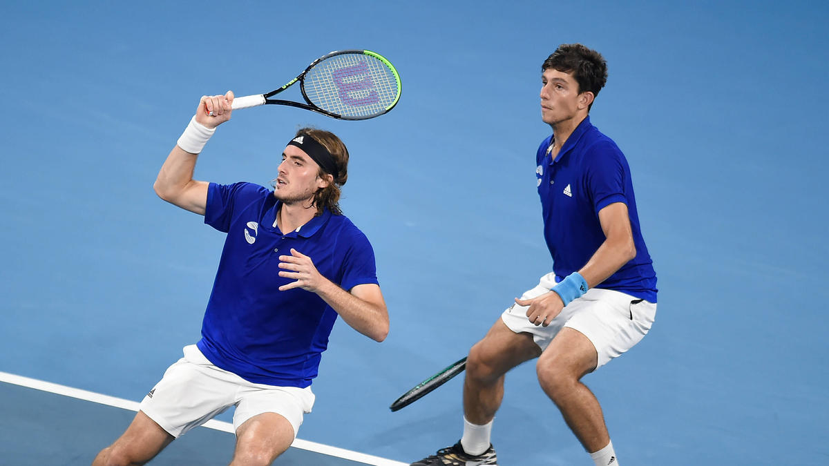 Atp Cup Tennis Deutschland Schlagt Griechenland Und Wahrt Viertelfinal Chance