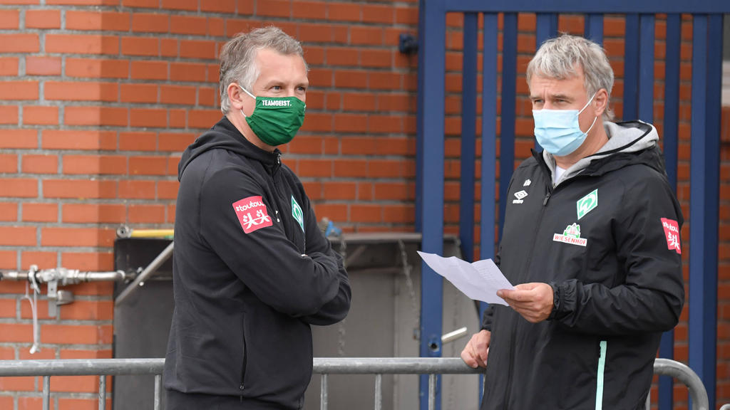 Werder-Geschäftsführer Baumann und SVW-Boss Bode wurden angezählt