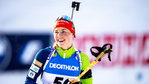 Anamarija Lampic macht im Biathlon Fortschritte