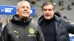 Beim BVB gibt es laut Michael Zorch (re,) keine Trainerdebatte