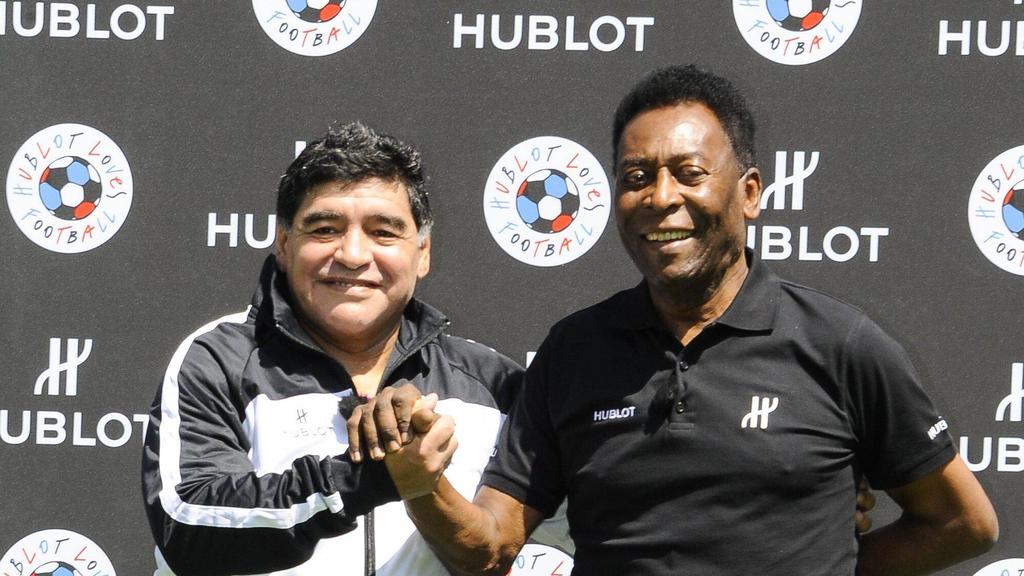 Play ball together in the sky': Pele had written after Maradona's