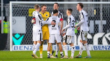 Der SV Sandhausen setzte sich im Drittliga-Derby gegen Waldhof Mannheim durch