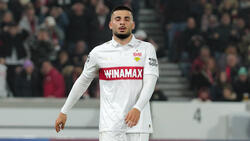 Deniz Undav vom VfB Stuttgart zog sich eine Zerrung an der linken Oberschenkelrückseite zu