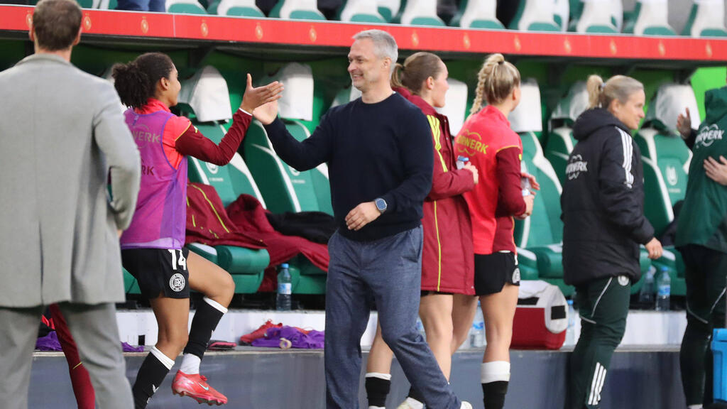 Frauen-Bundestrainer Christian Wück erlebte in Wolfsburg ein Wechselbad der Gefühle