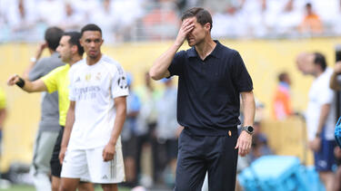 Xabi Alonso kann mit seinem Real-Debüt nicht zufrieden sein
