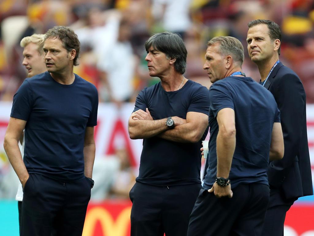 Sorgenfalten nach dem WM-Fehlstart: Team-Manager Oliver Bierhoff