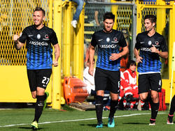 Los jugadores del Atalanta celebran un gol. (Foto: Getty)