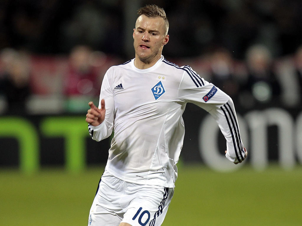 Andriy Yarmolenko spielt seit 2008 für Dynamo Kiew