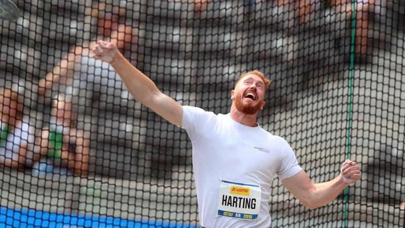 Christoph Harting landet beim ISTAF auf Rang neun Christoph Harting landet beim ISTAF auf Rang neun