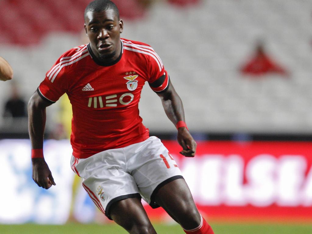 Ola John in een wedstrijd voor SL Benfica in de Primeira Liga (15-01-14)