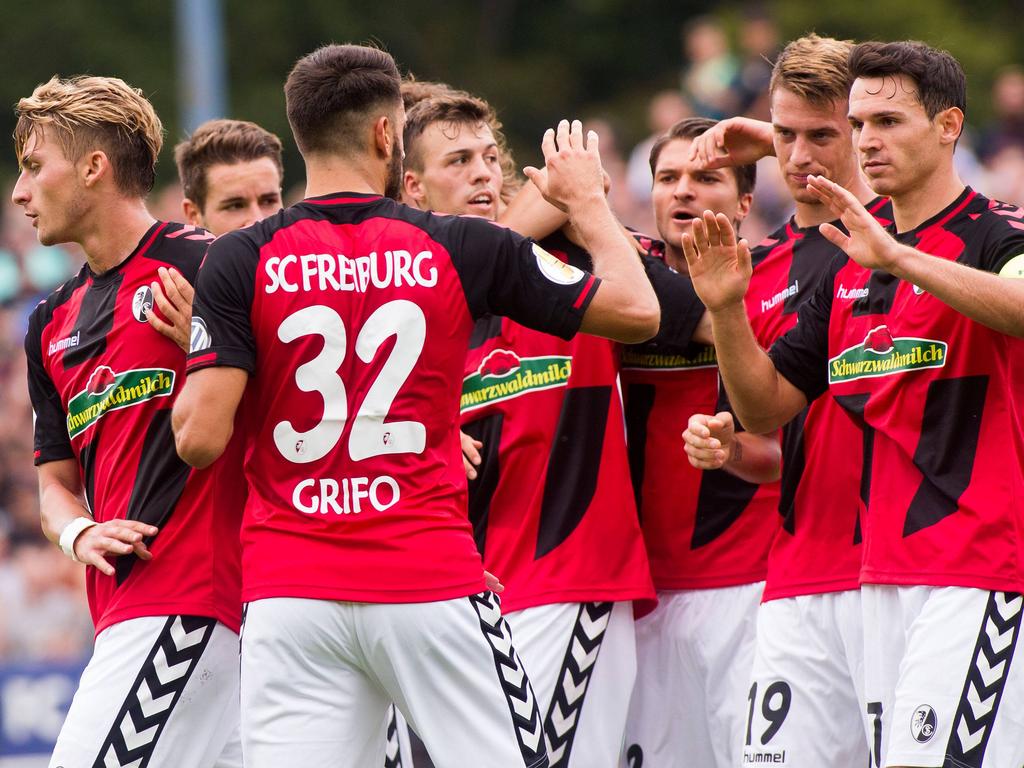 Der SC Freiburg freut sich nach dem Erstrunden-Sieg nun auf die Liga