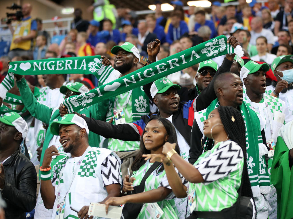 Auch die nigerianischen Fans hoffen auf einen Erfolg
