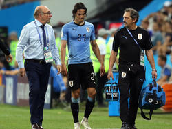 Uruguay bangt um seinen Stürmerstar Edinson Cavani vor dem Spiel gegen Frankreich