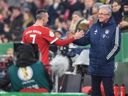 Jupp Heynckes und Franck Ribéry verstehen sich blendend