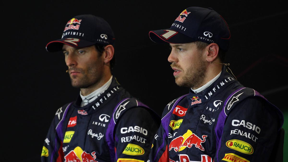 Mark Webber (l.) fuhr jahrelang an der Seite von Sebastian Vettel bei Red Bull