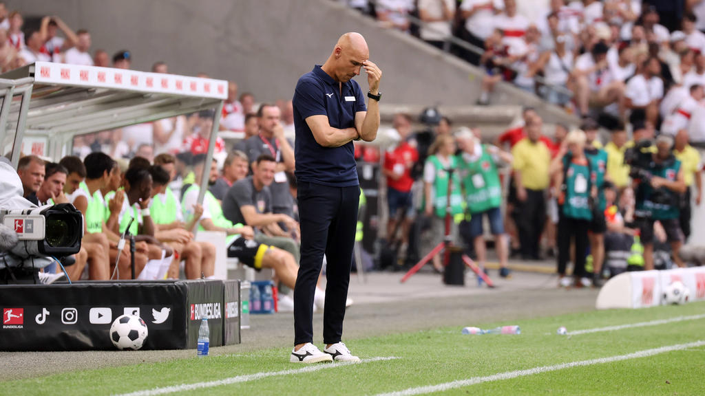 Bochum-Trainer Thomas Letsch war nach der Niederlage gegen den VfB Stuttgart bedient