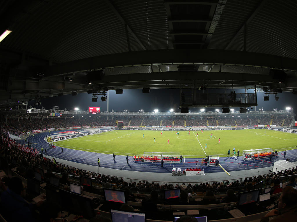 Das Linzer Stadion als Ländersiel-Schauplatz