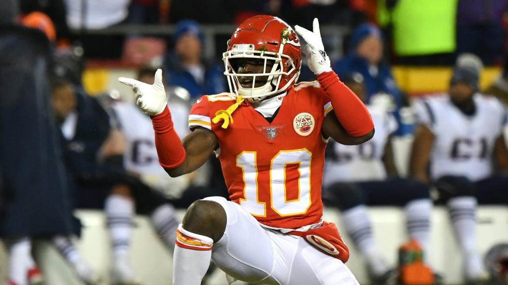 NFL-Star Tyreek Hill wird nicht angeklagt NFL-Star Tyreek Hill wird nicht angeklagt
