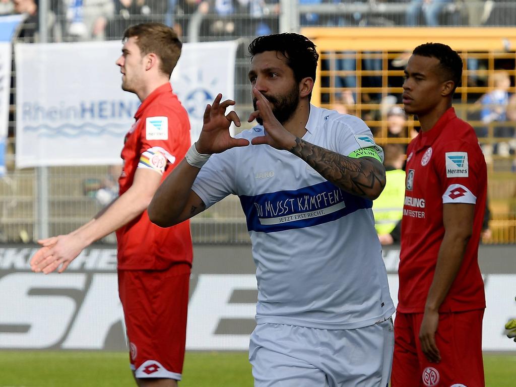 Aytaç Sulu erzielte die frühe Führung für Darmstadt