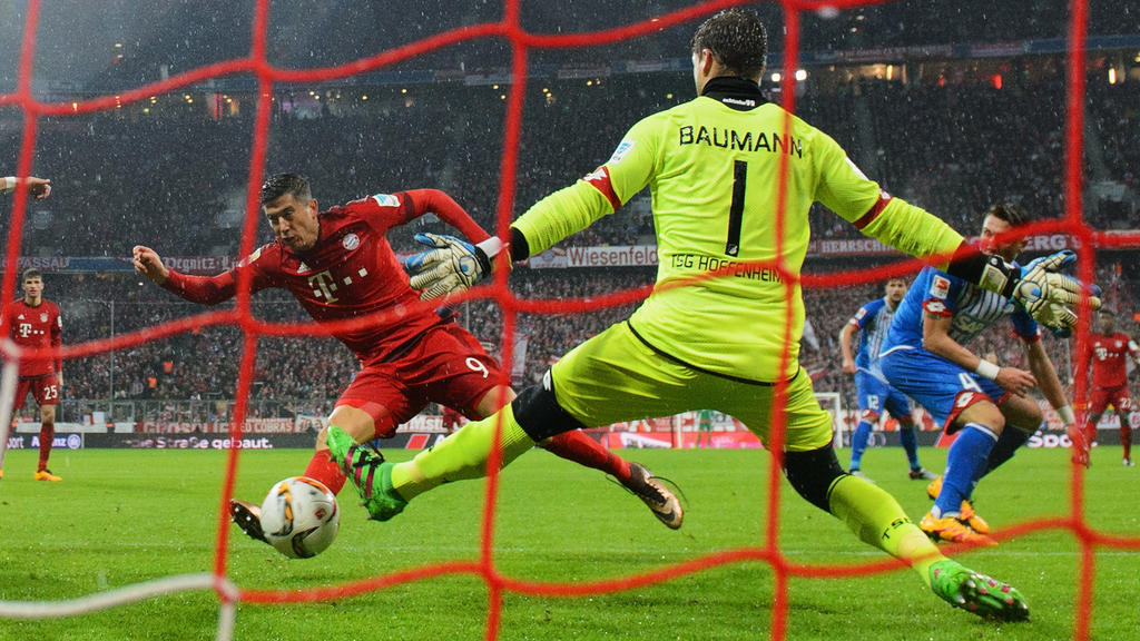 Robert Lewandowski traf für den FC Bayern schon häufiger gegen Oliver Baumann