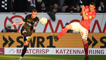 Der 1. FSV Mainz 05 führte lange gegen Eintracht Frankfurt