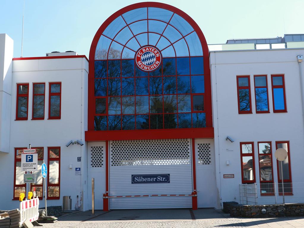 El centro de entrenamiento del Bayern permanece cerrado.