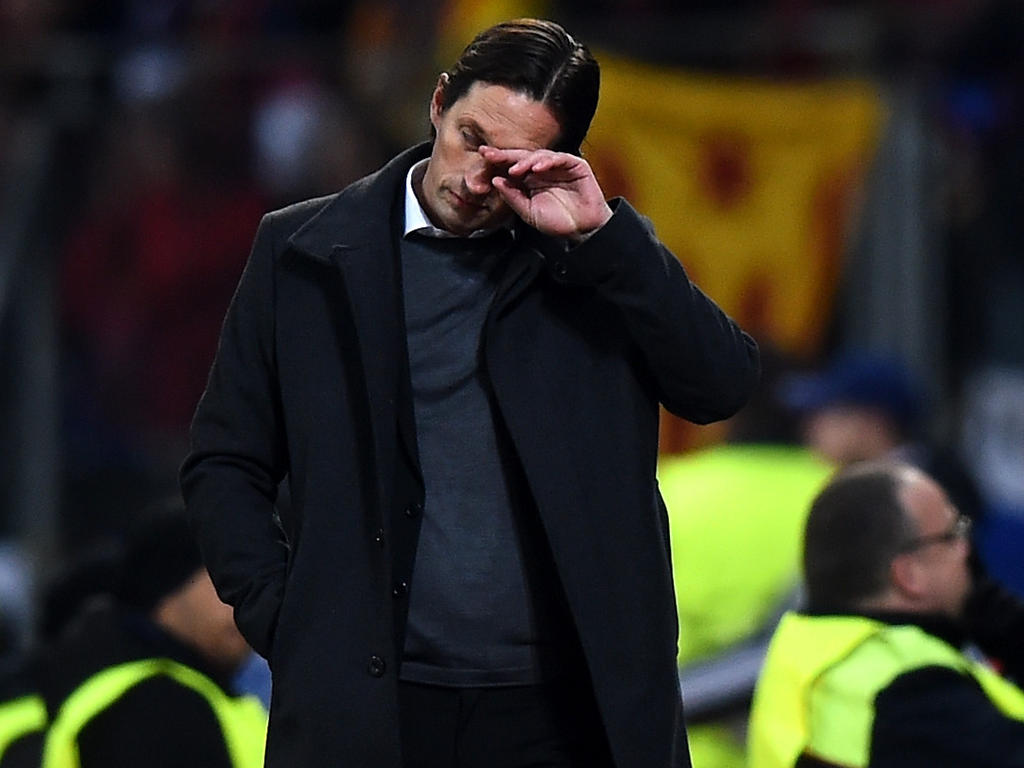 Roger Schmidt echauffierte sich über einen Reporter Roger Schmidt echauffierte sich über einen Reporter