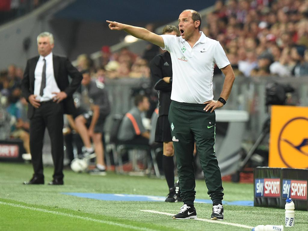 Trainer Viktor Skripnik steht bei Werder Bremen nicht zur Diskussion
