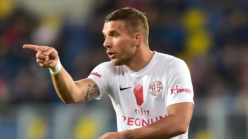Lukas Podolski war für Antalyaspor im Einsatz