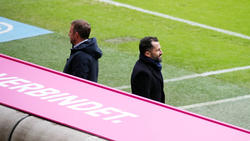 Beim FC Bayern krachte es zwischen Hansi Flick (l.) und Hasan Salihamidzic