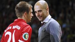 Lahm und Guardiola arbeiteten erfolgreich beim FC Bayern