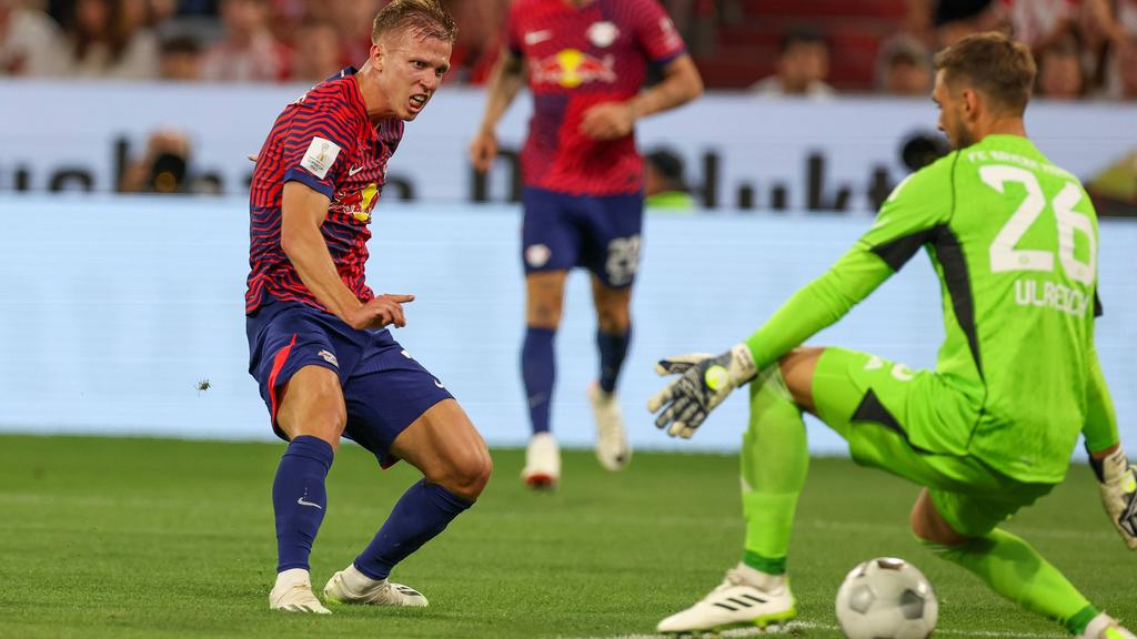 Dani Olmo schenkte dem FC Bayern beim 3:0 im Supercup gekonnt ein