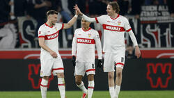 Ermedin Demirovic (l.) spielte eine Premierensaison mit Höhen und Tiefen beim VfB