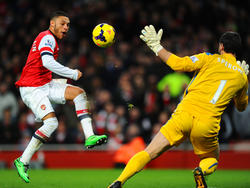 Arsenals Alex Oxlade-Chamberlain erzielte zwei Tore gegen Crystal Palace