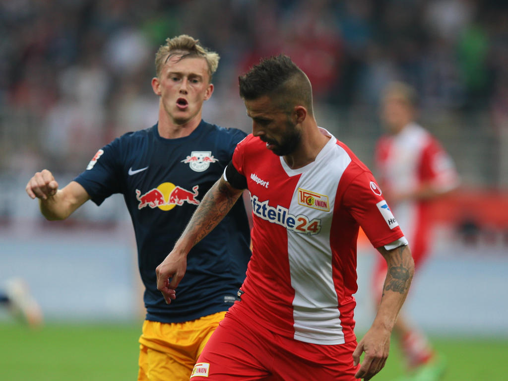 Georg Teigl hat mit RB Leipzig gegen Union Berlin das Nachsehen