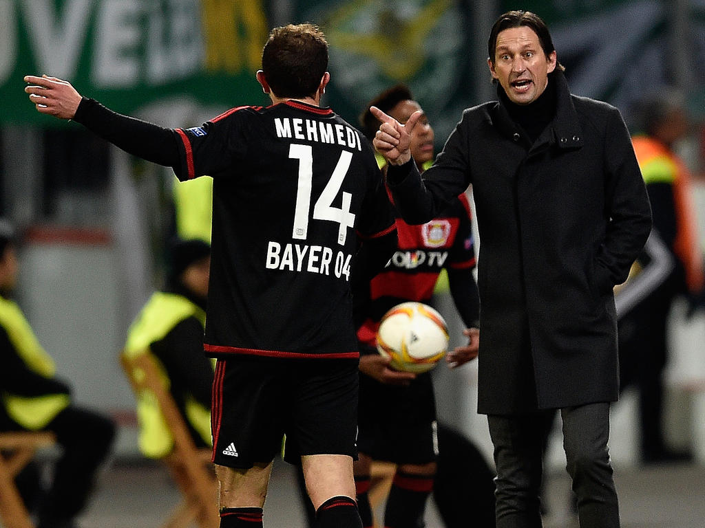 Ihr Verhältnis gilt als angespannt: Admir Mehmedi (l.) und Roger Schmidt (r.).