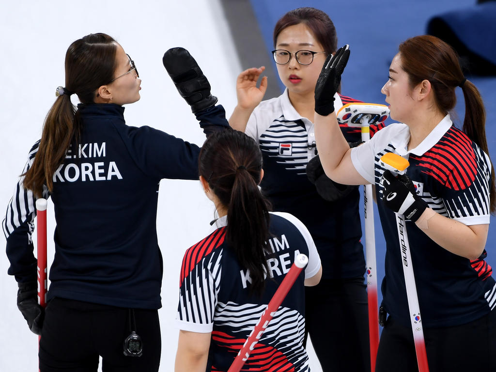 Kim Eun Jung (l.) war mit Südkorea erfolgreich Kim Eun Jung (l.) war mit Südkorea erfolgreich
