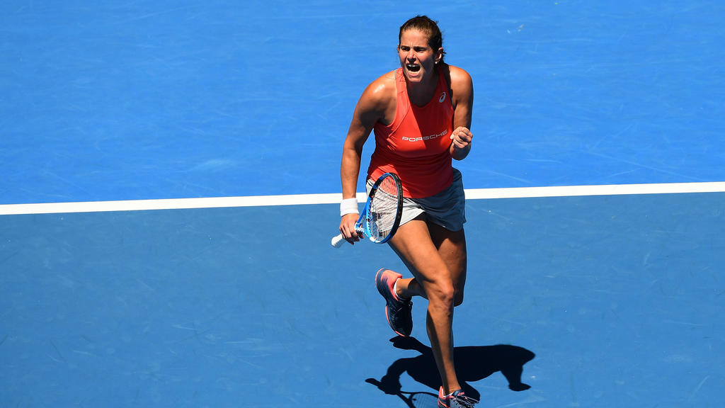 Julia Görges hat in Doha das Achtelfinale erreicht Julia Görges hat in Doha das Achtelfinale erreicht