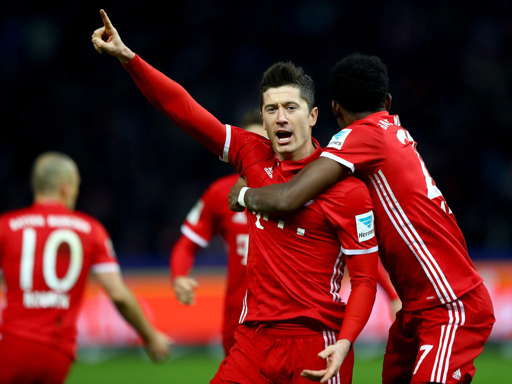 Robert Lewandowski rettete den Bayern einen Punkt in Berlin