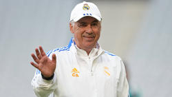 Real Madrid coach Carlo Ancelotti pictured during his team's friendly against Juventus in California in July